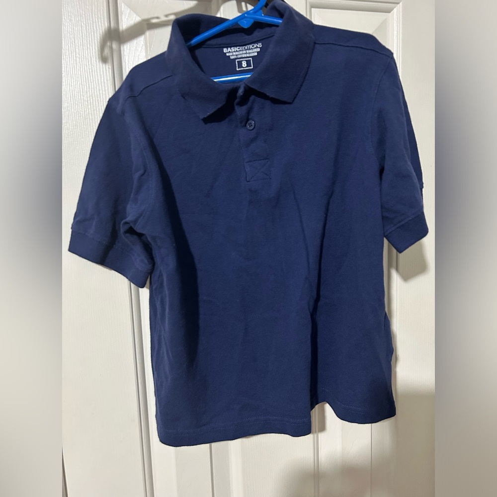 Basic Editions Boy Blue Polo
